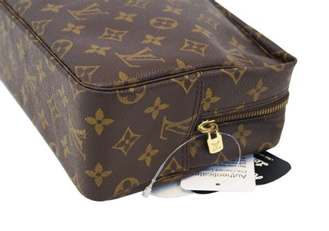 lv trousse toilette 28 gm|LOUIS VUITTON Monogram Trousse Toilette 28.